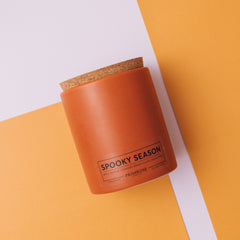 SPOOKY SEASON CERAMIC CANDLE