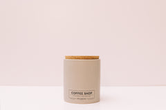 COFFEE SHOP CERAMIC CANDLE