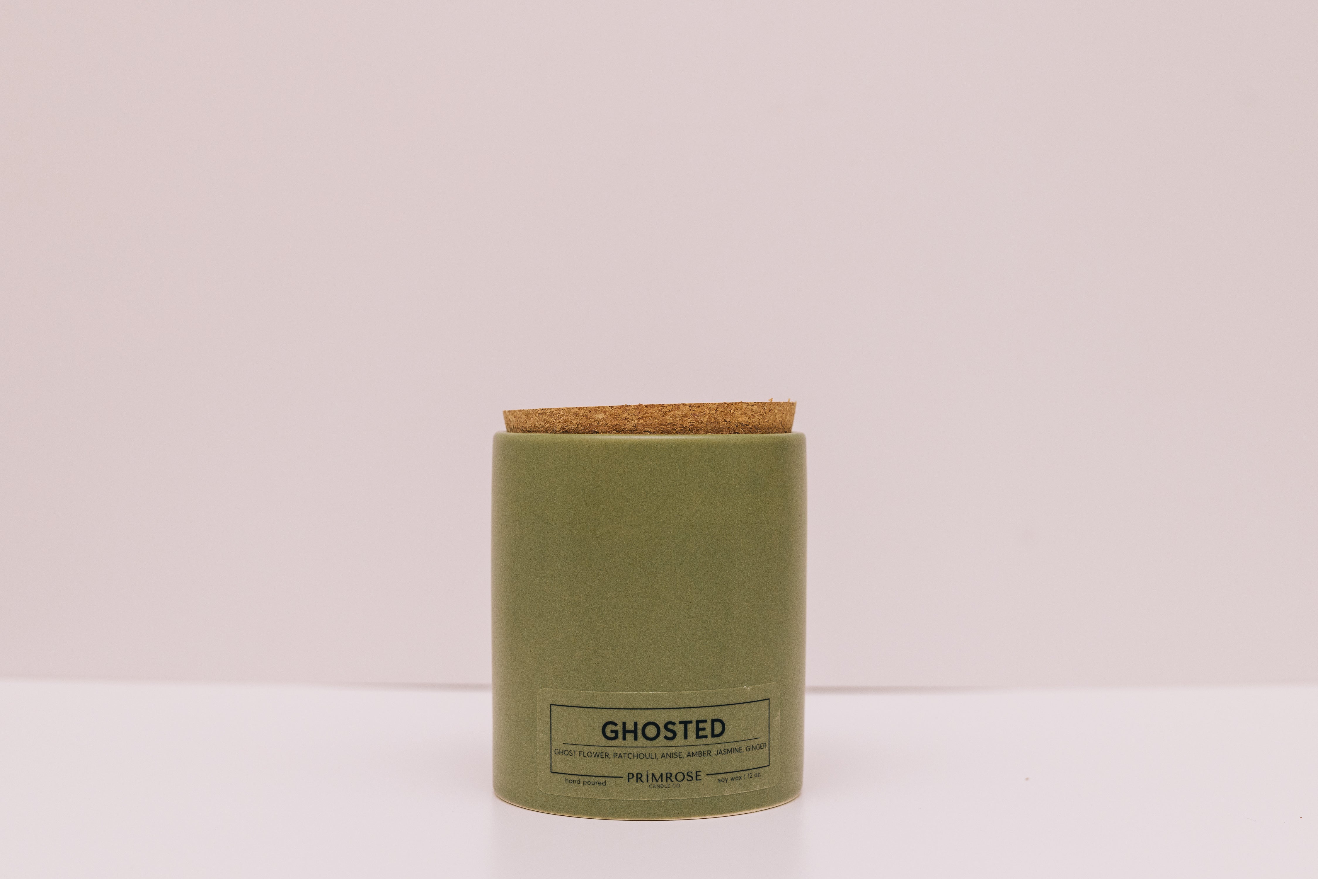 GHOSTED CERAMIC CANDLE
